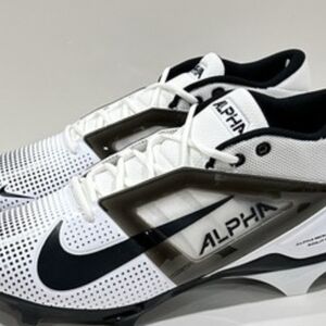 Size 16 WIDE Nike Alpha Menace Pro 4 TD Football Cleats White  WD